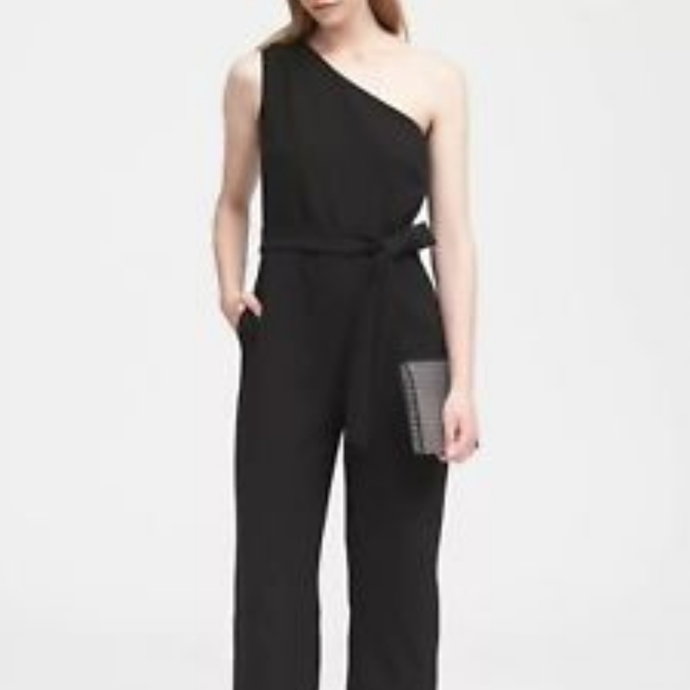 Banana Republic One Shoulder Jumpsuit